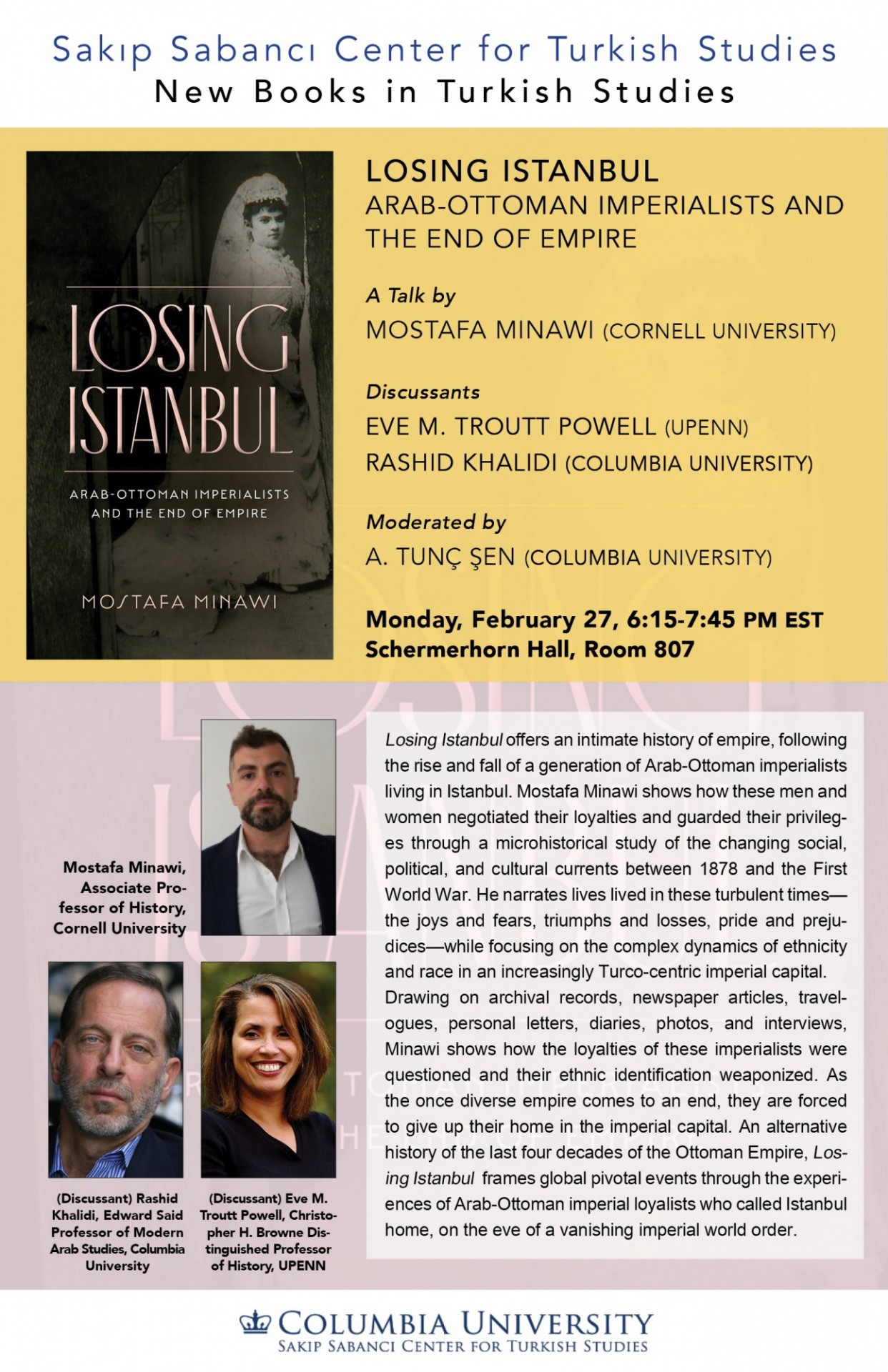 Losing Istanbul: Arab-Ottoman Imperialists and the End of Em