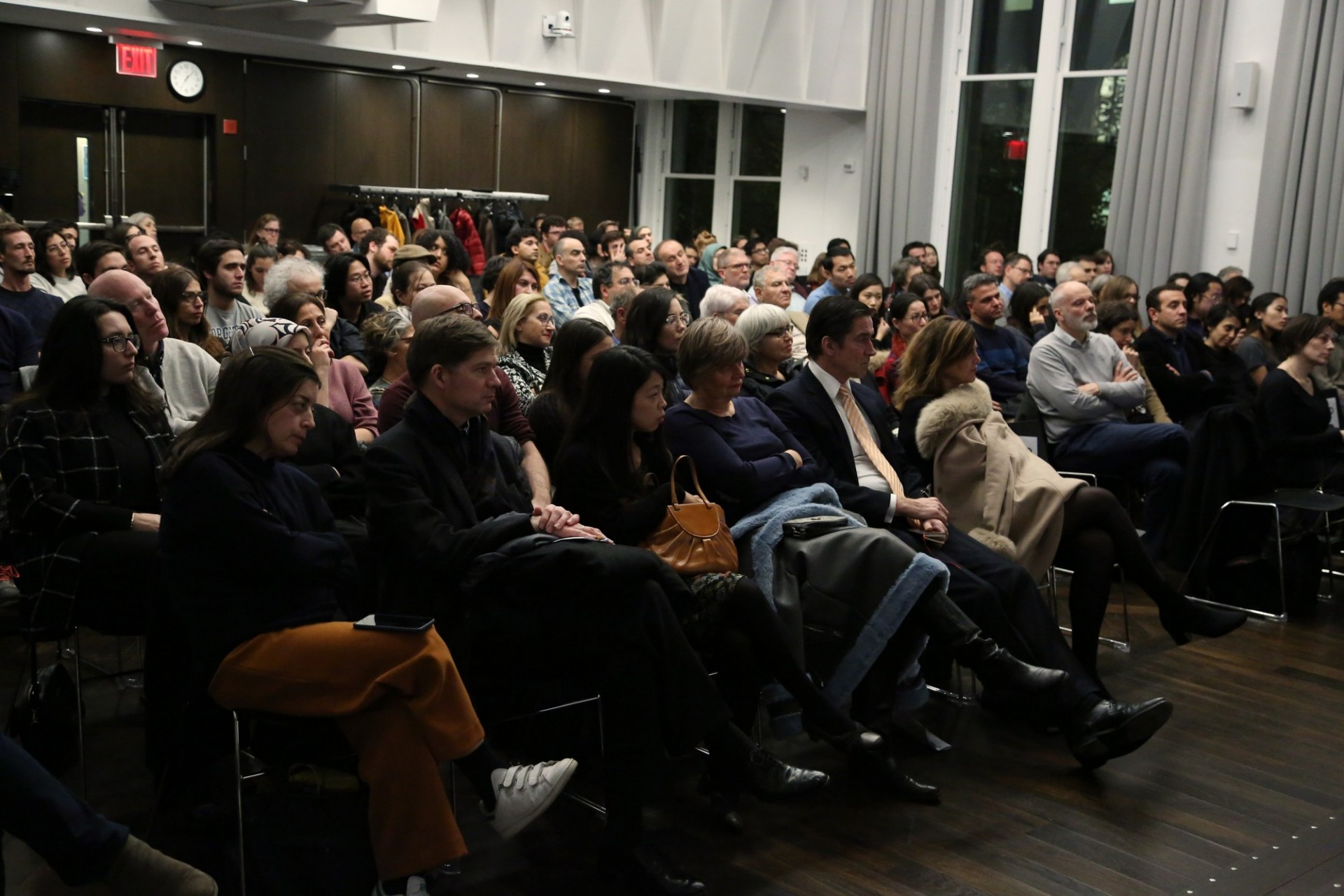 Photo credit: Michael Dames for The Sakıp Sabancı Center for Turkish Studies, 11/12/18 "Imagining & Narrating Plague in the Ottoman World: A conversation with Orhan Pamuk and Nükhet Varlık"