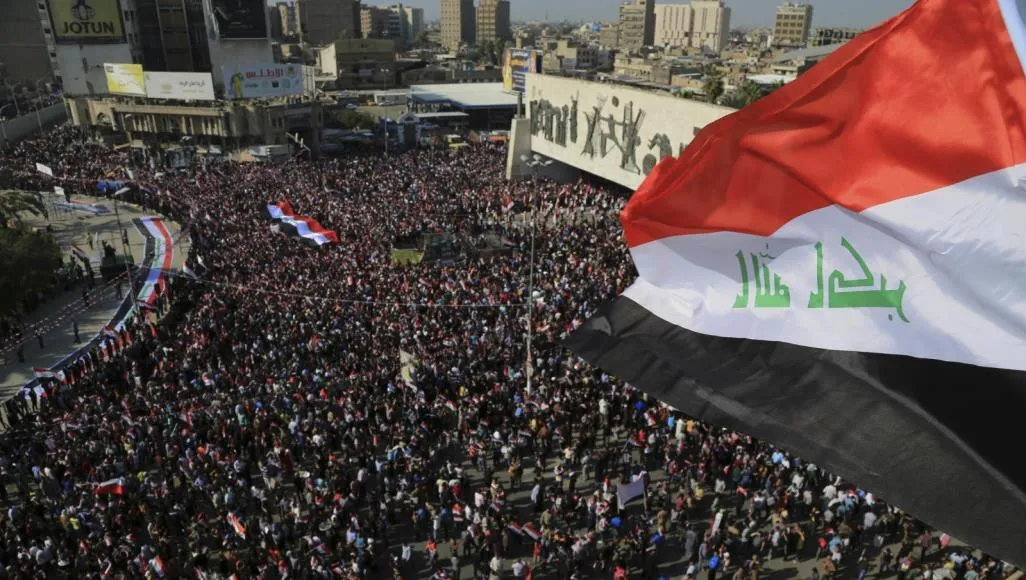 Image of Tahir Square protest (Associated Press, 2016)