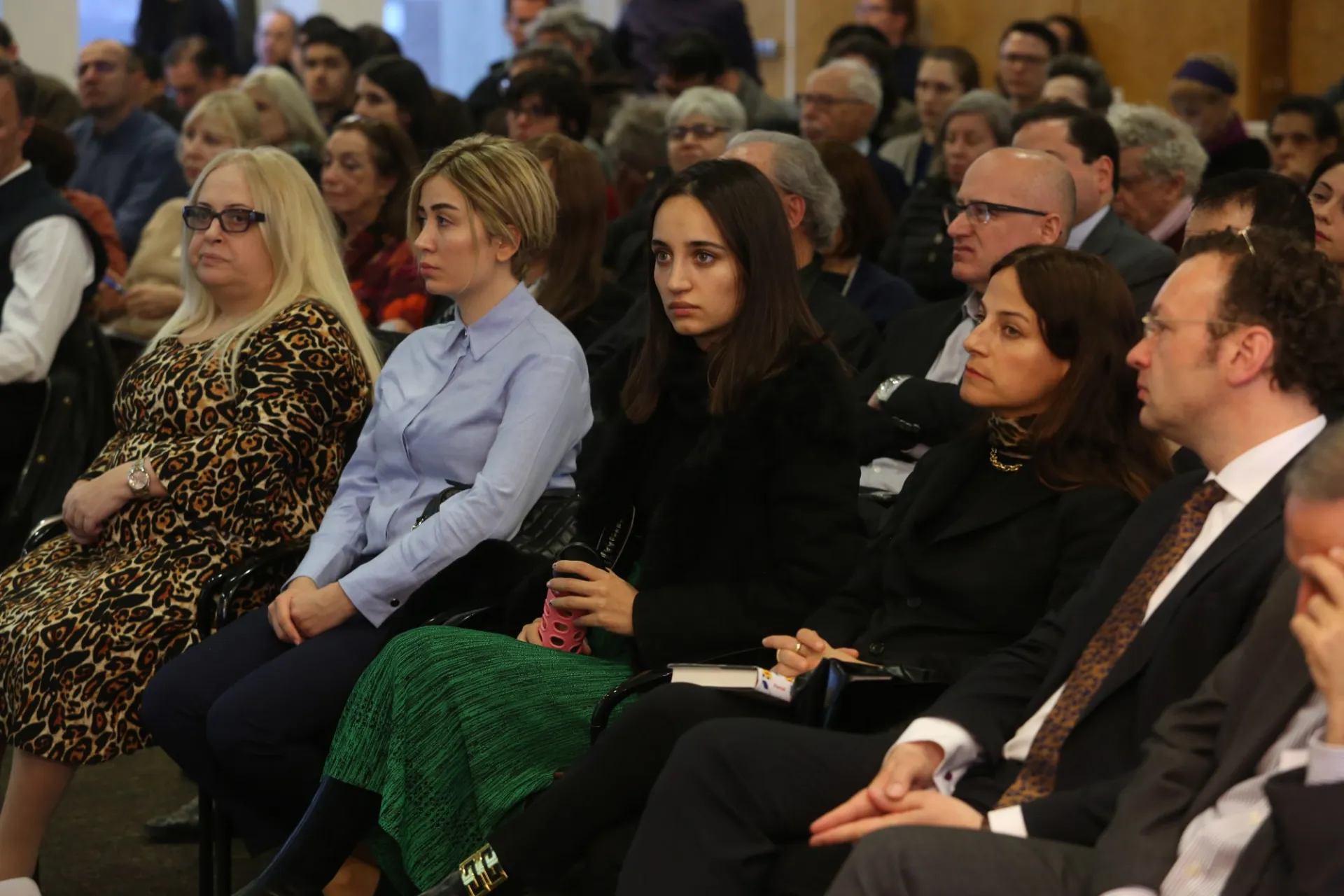 Members of the audience at the Inaugural Sakip Sabanci Lecture at Columbia University