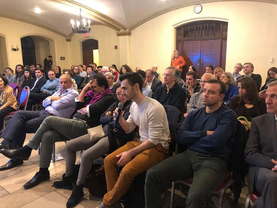 Photo of audience at event X-Raying Turkey